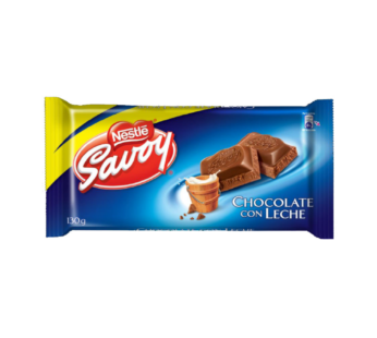 Chocolate con Leche Savoy 130grs