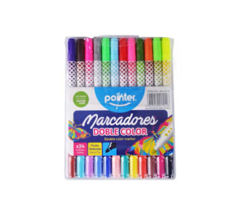 Marcadores Doble Color Pointer